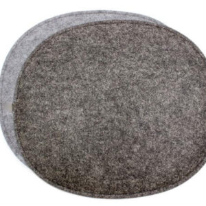 Wendekissen Filzkissen in grau