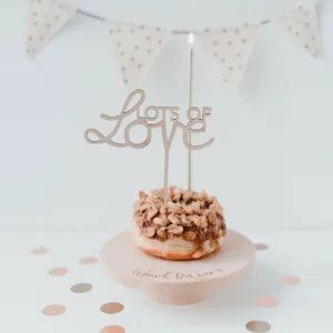 Cake Topper Holzschriftzug Lots of Love