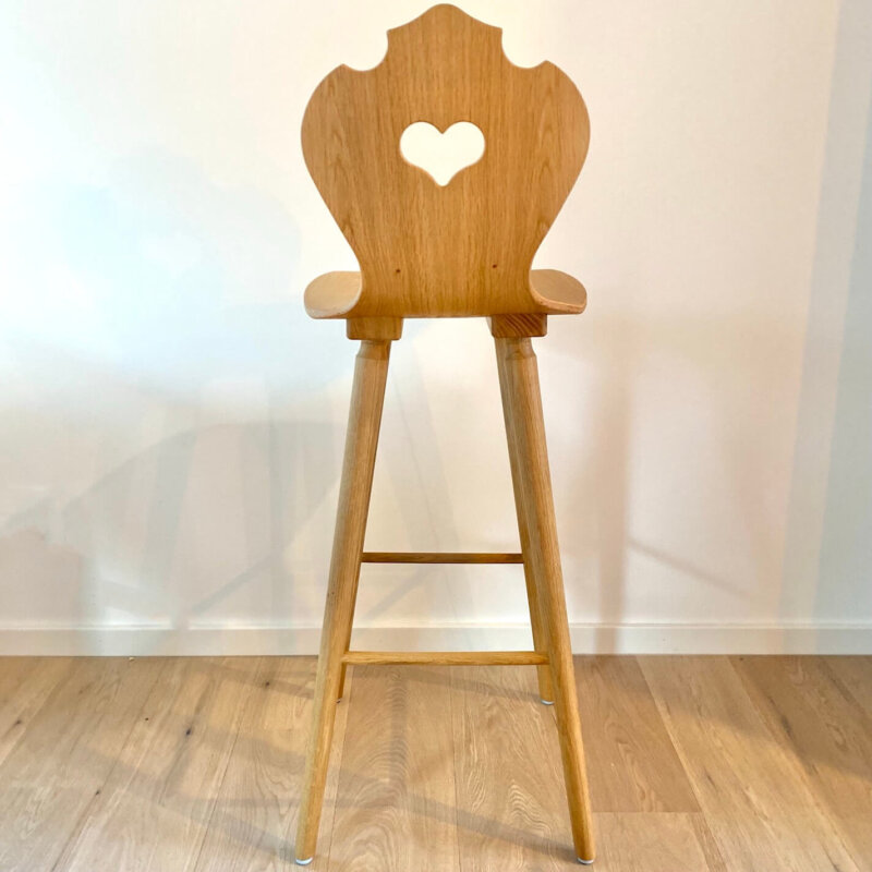 Herzerlbarhocker ♥ Eiche – Bild 2